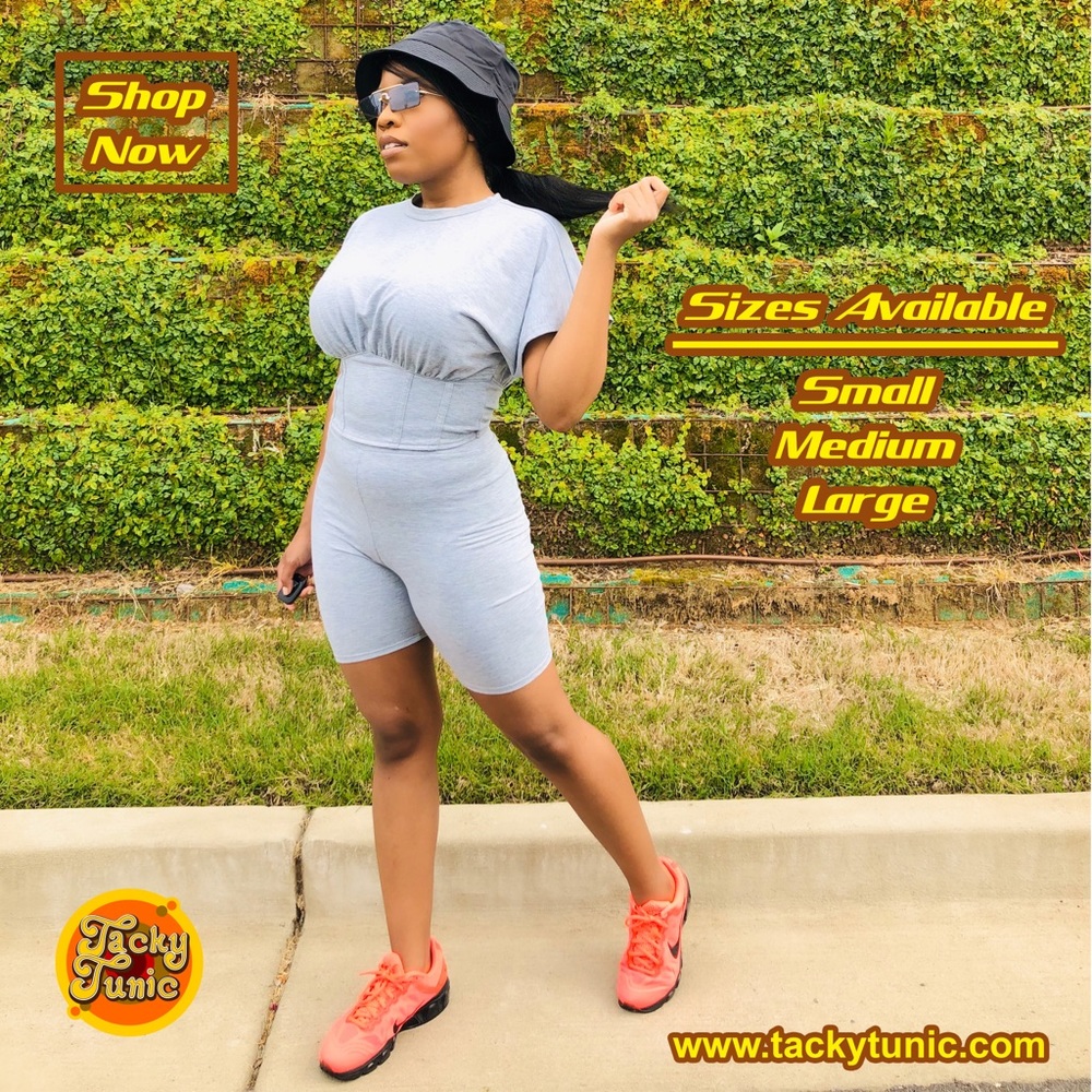 Corset top and biker shirt two-piece set
